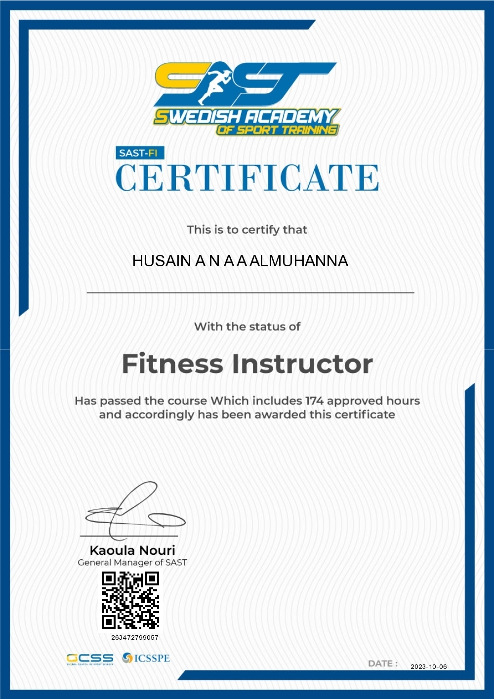 HUSAIN A N A A ALMUHANNA
